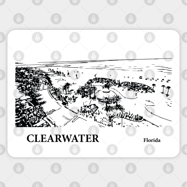 Clearwater - Florida Sticker by Lakeric